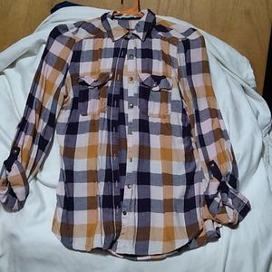 Light Button Down Flannel